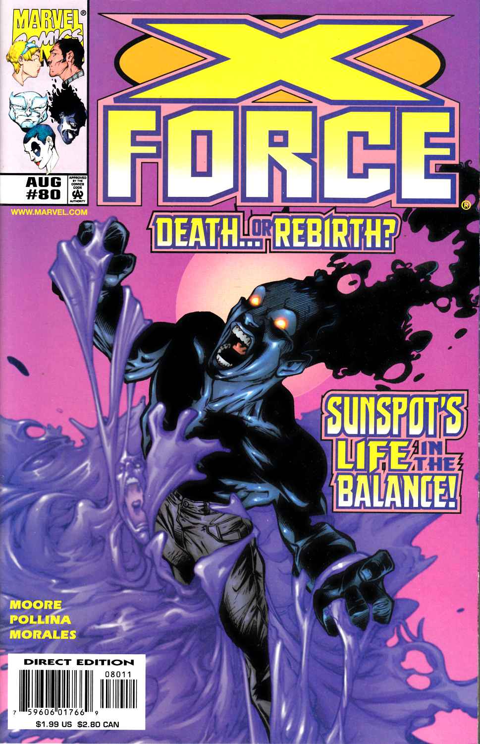 X-Force #80 Very Fine (8.0) [Marvel Comic]