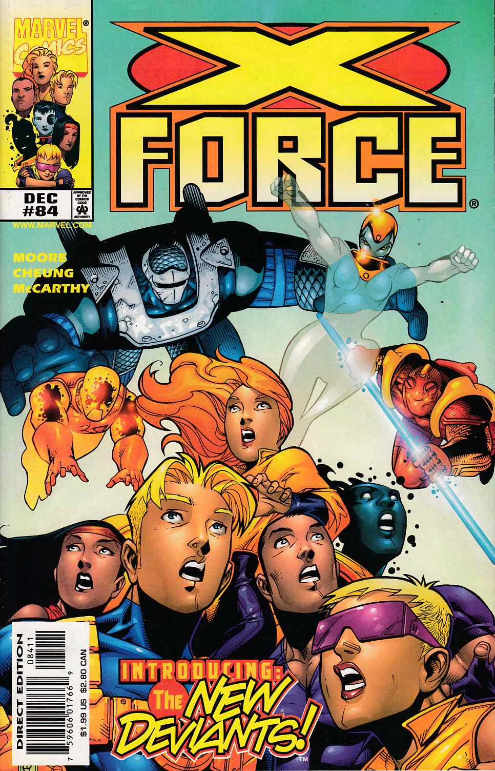 X-Force #84 Near Mint Minus (9.2) [Marvel Comic]