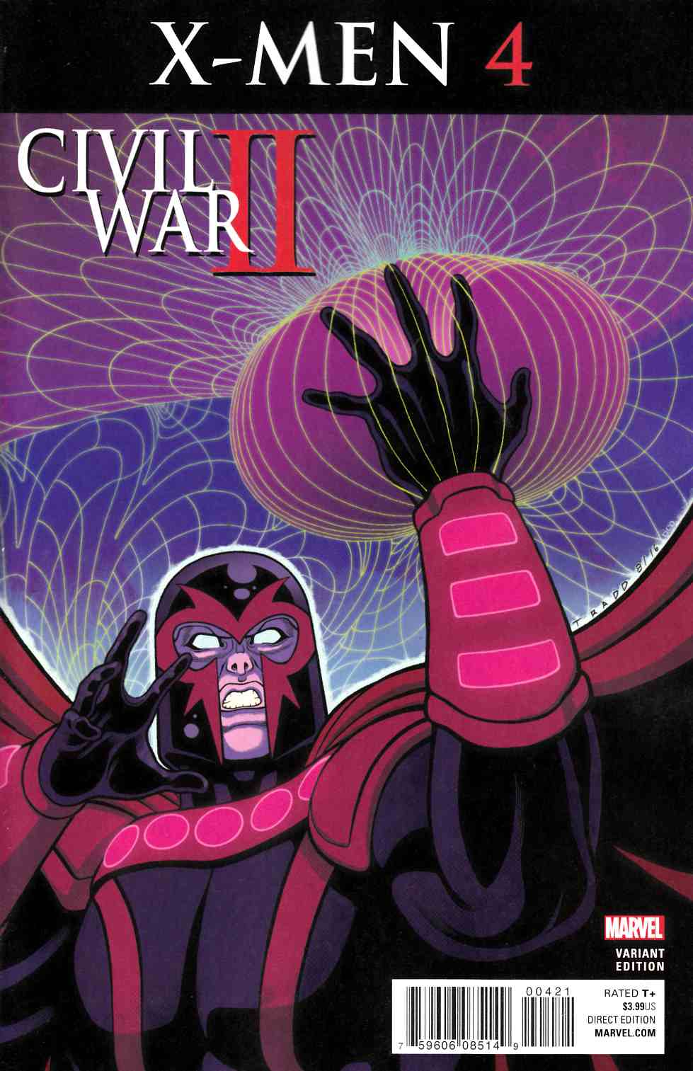Civil War II X-Men #4 Moore Variant Cover [Marvel Comic] LARGE