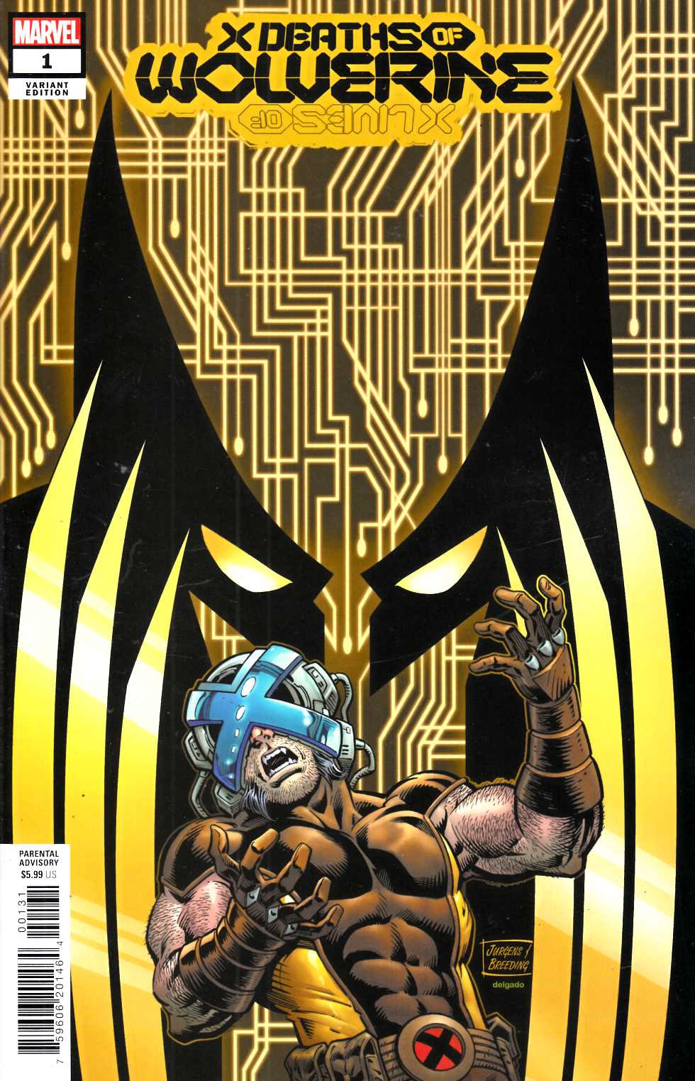 X Deaths of Wolverine #1 Jurgens Variant Cover Near Mint (9.4) [Marvel Comic] LARGE