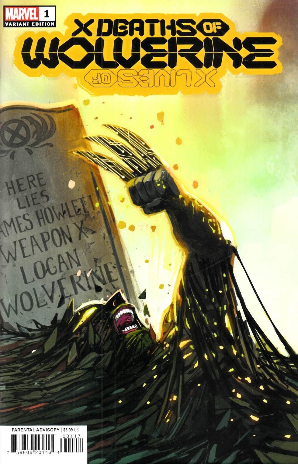 X Deaths of Wolverine #1 Hans Variant Cover Near Mint (9.4) [Marvel Comic] THUMBNAIL