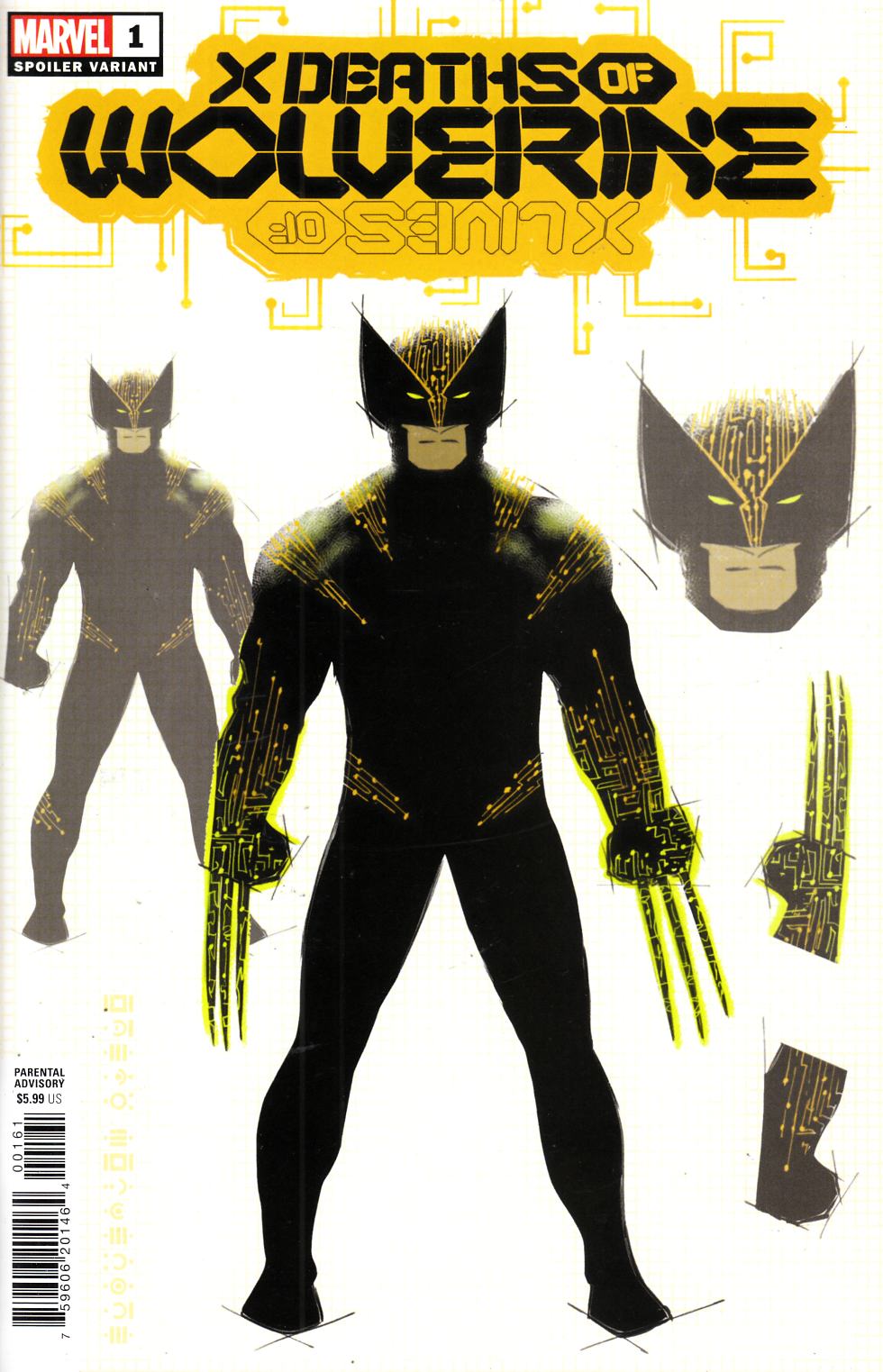 X Deaths of Wolverine #1 Kubert Variant Cover Near Mint (9.4) [Marvel Comic] LARGE