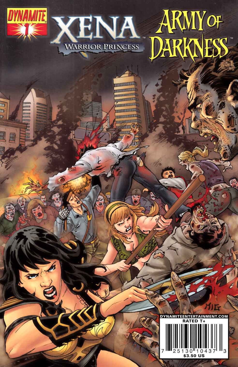 Xena Army of Darkness What Again #1 Cover A Very Fine (8.0) [Dynamite Comic] THUMBNAIL