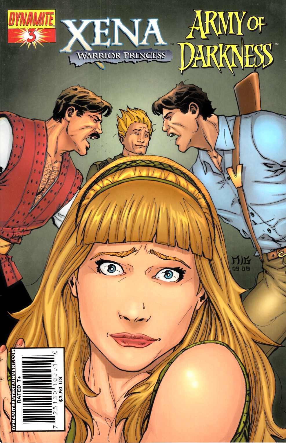 Xena Army of Darkness What Again #3 Cover B Fine (6.0) [Dynamite Comic] THUMBNAIL