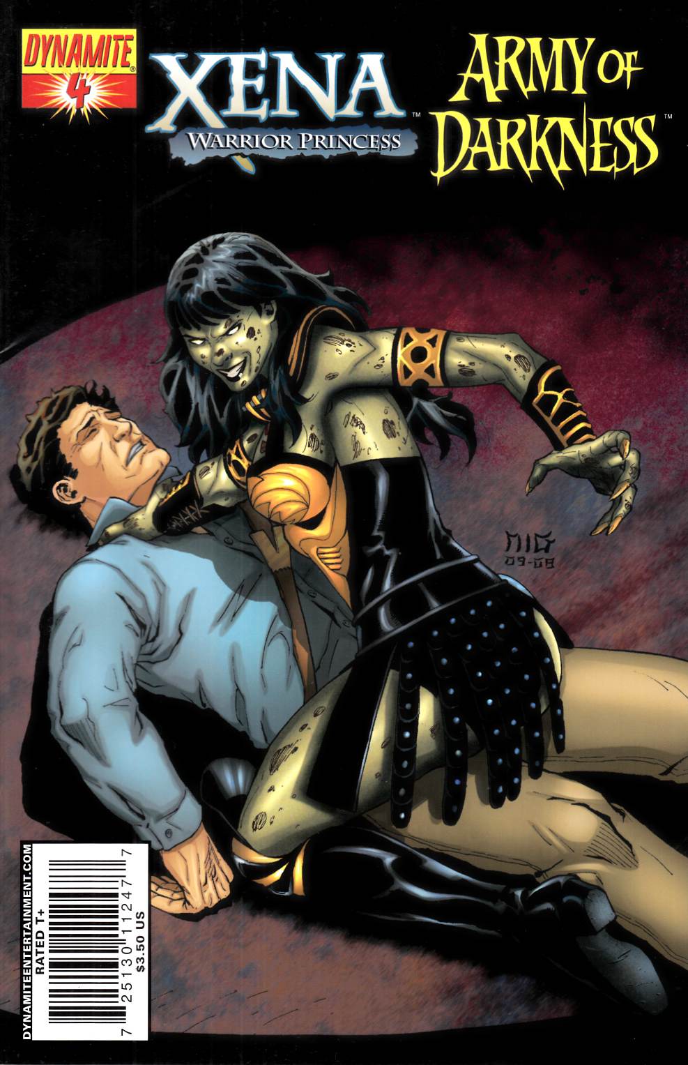 Xena Army of Darkness What Again #4 Cover B Fine (6.0) [Dynamite Comic] LARGE