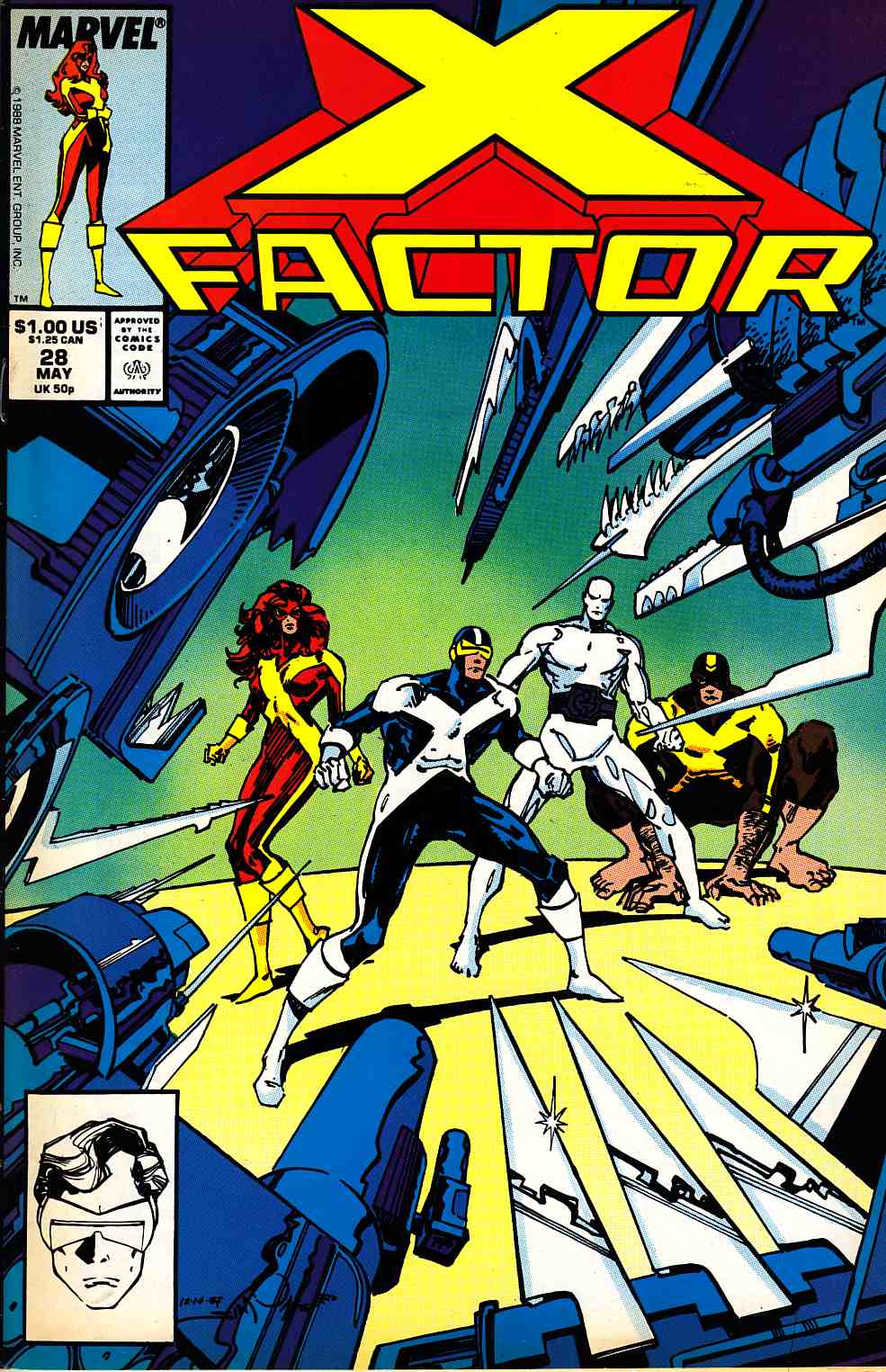 X-Factor #28 Near Mint Minus (9.2) [Marvel Comic] THUMBNAIL