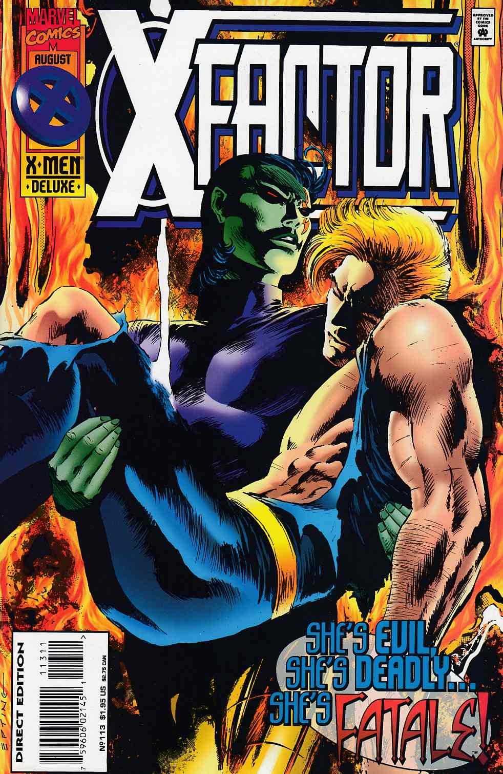 X-Factor #113 Near Mint (9.4) [Marvel Comic] THUMBNAIL