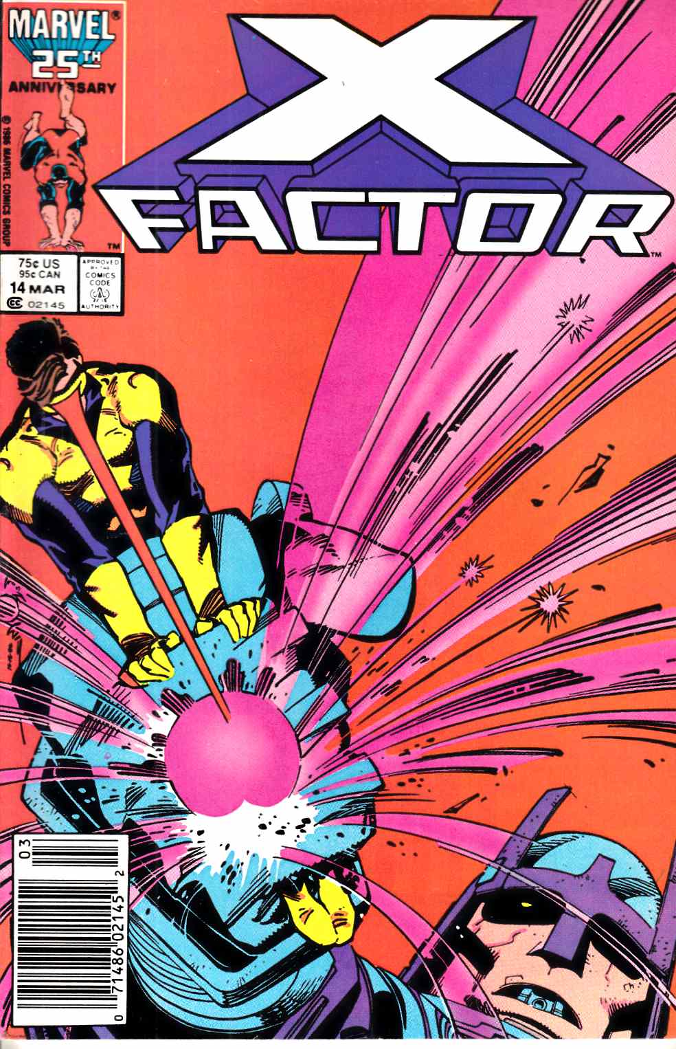 X-Factor #14 Newsstand Edition Very Fine Plus (8.5) [Marvel Comic] THUMBNAIL