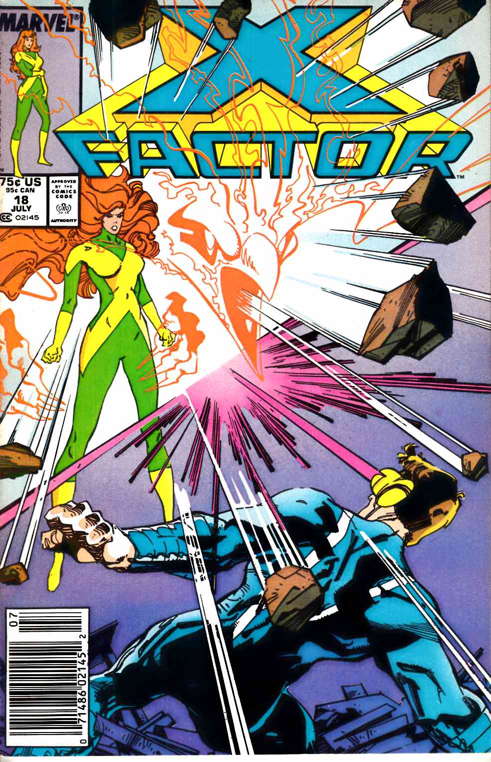 X-Factor #18 Newsstand Edition Very Fine (8.0) [Marvel Comic] THUMBNAIL