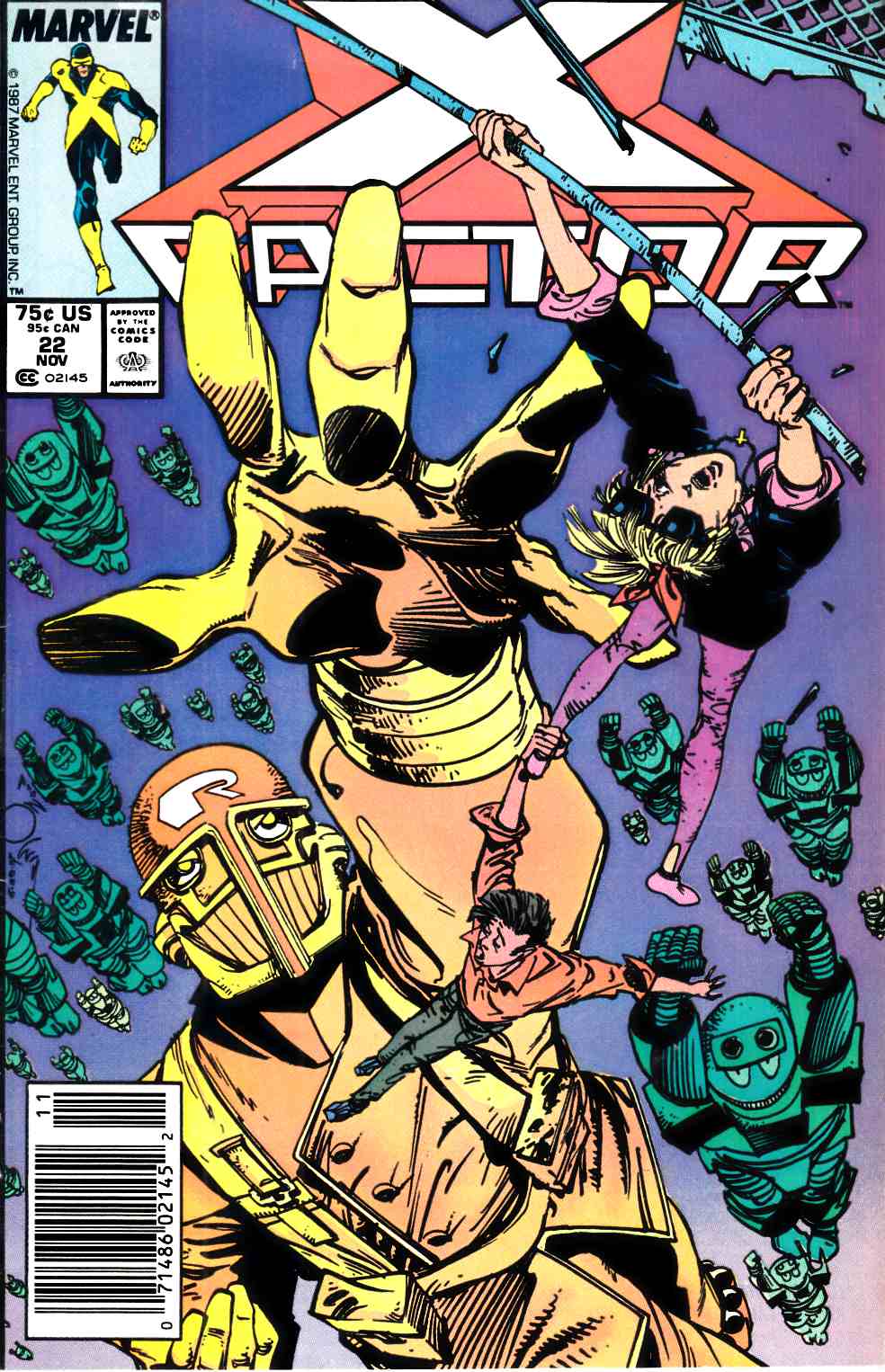 X-Factor #22 Newsstand Edition Fine (6.0) [Marvel Comic] LARGE