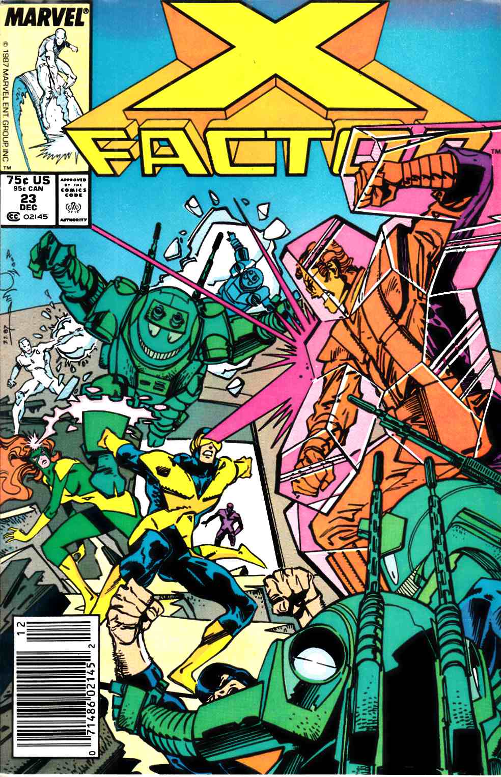 X-Factor #23 Newsstand Edition Very Fine Minus (7.5) [Marvel Comic] LARGE