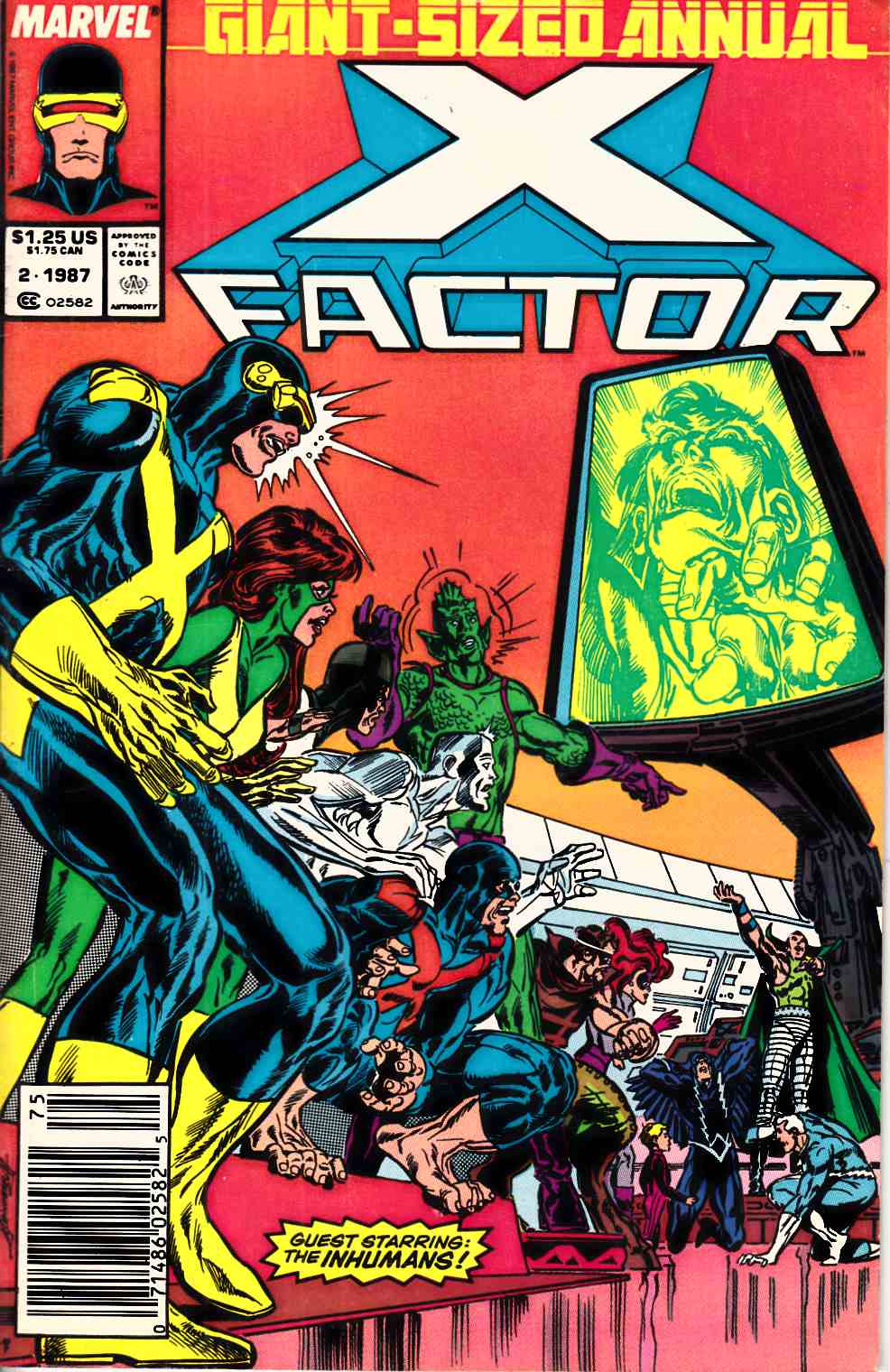 X-Factor Annual #2 Newsstand Edition Very Fine (8.0) [Marvel Comic] LARGE