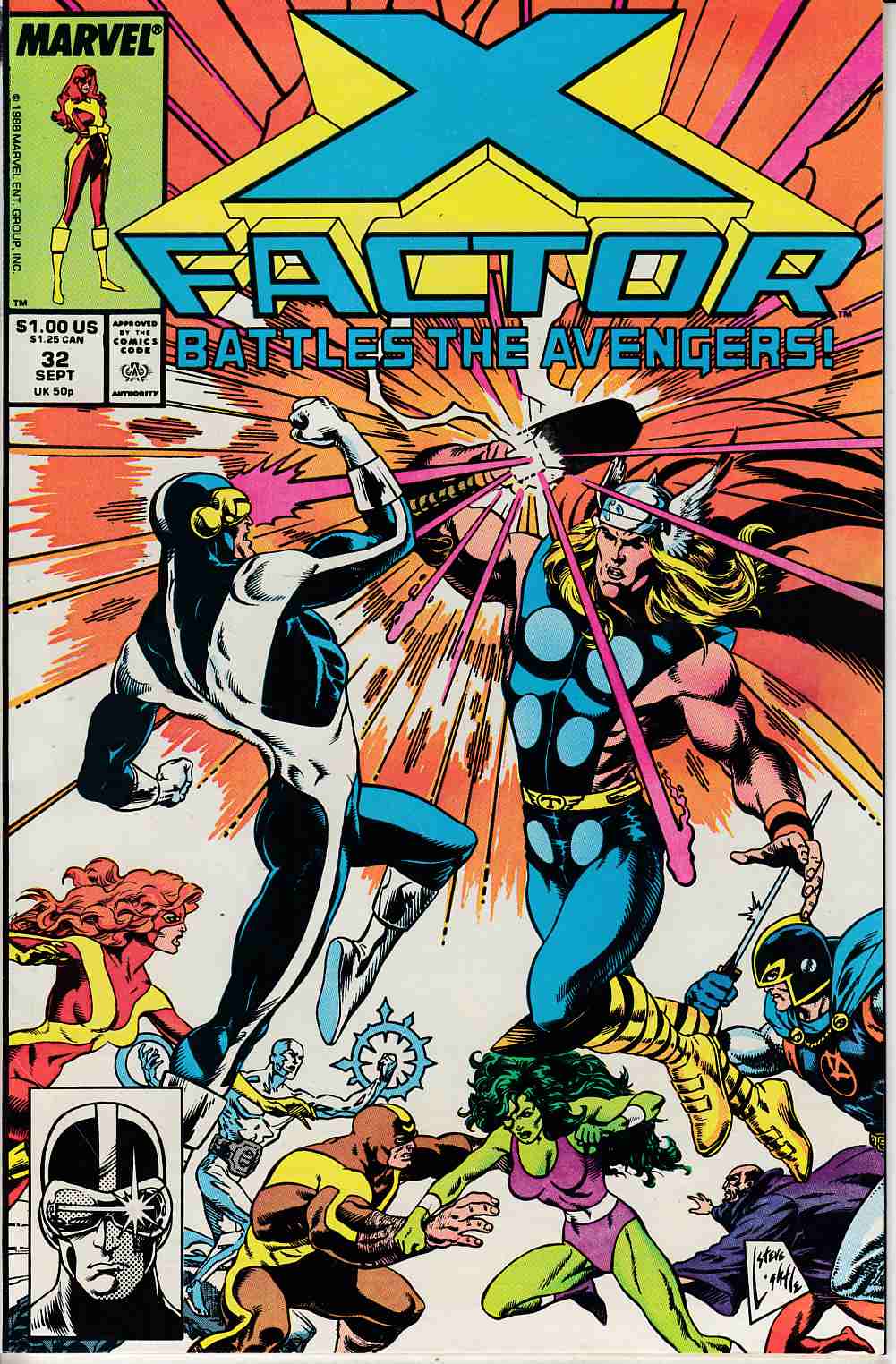 X-Factor #32 Near Mint Minus (9.2) [Marvel Comic] LARGE