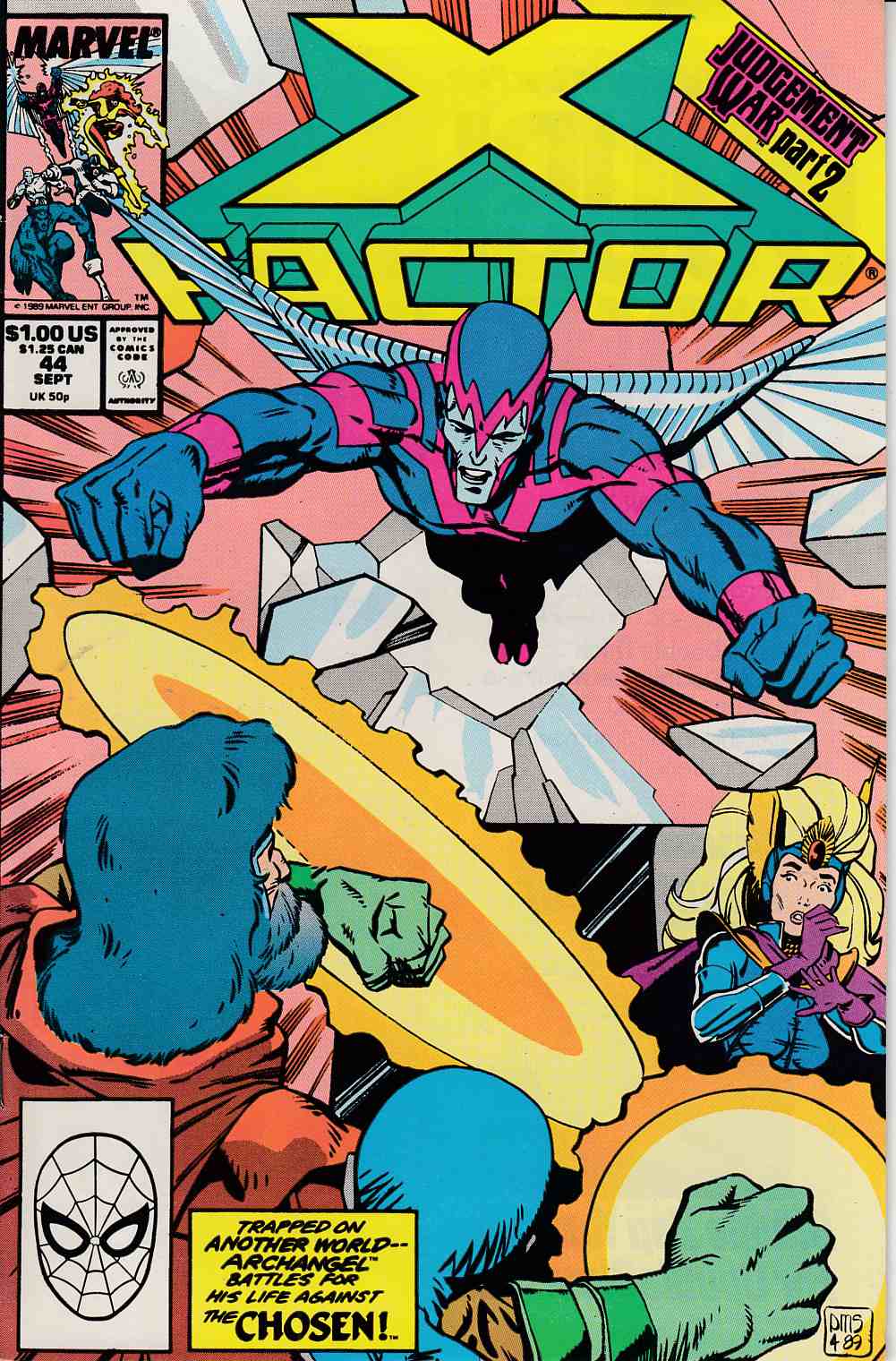 X-Factor #44 Very Fine (8.0) [Marvel Comic] THUMBNAIL