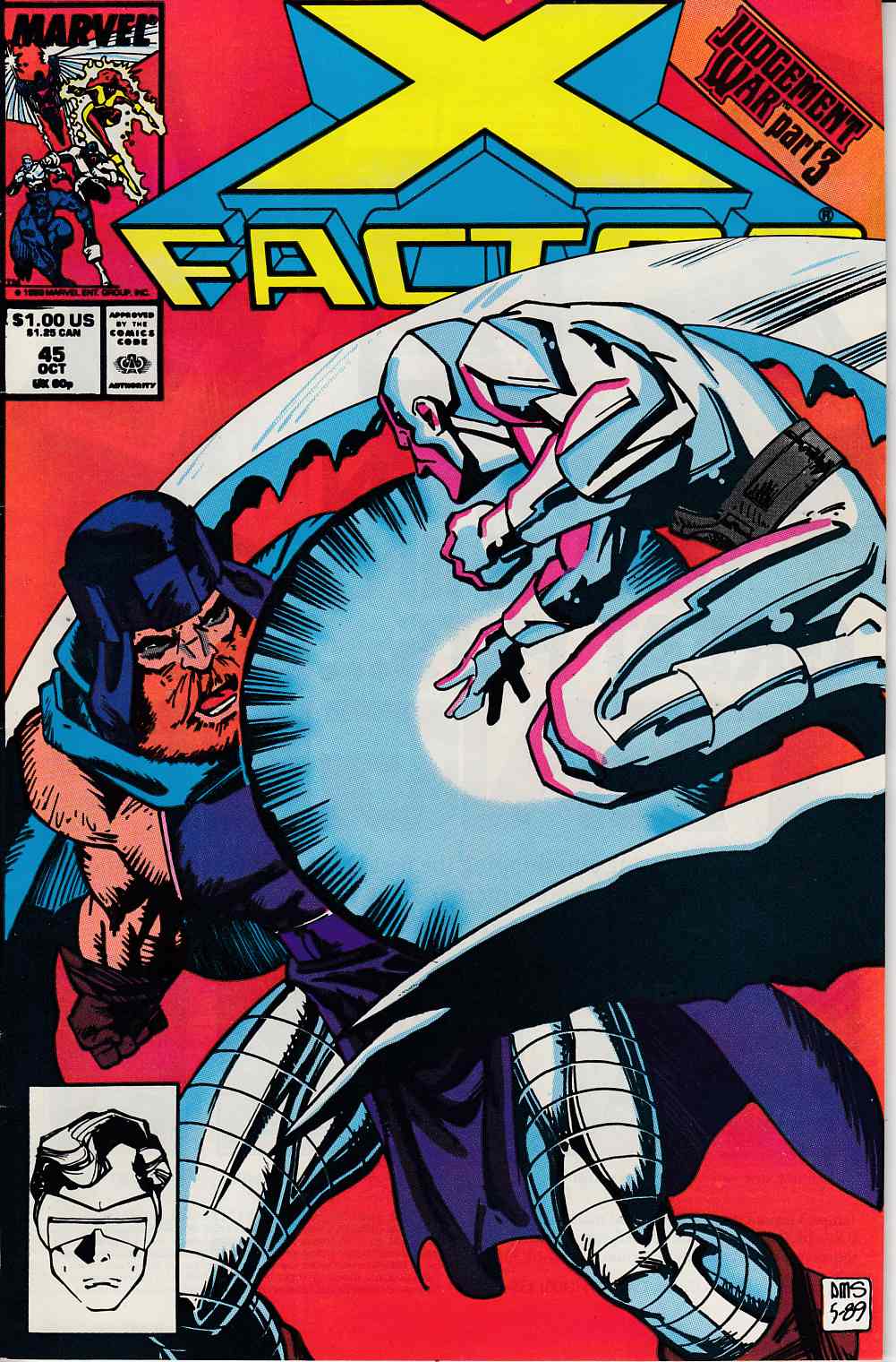 X-Factor #45 Very Fine (8.0) [Marvel Comic] LARGE