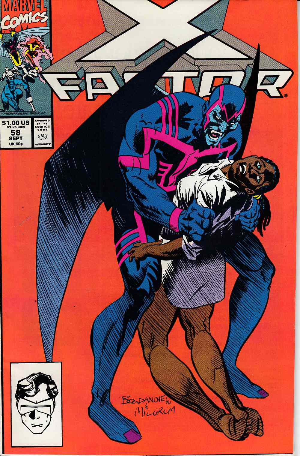 X-Factor #58 Fine (6.0) [Marvel Comic] LARGE