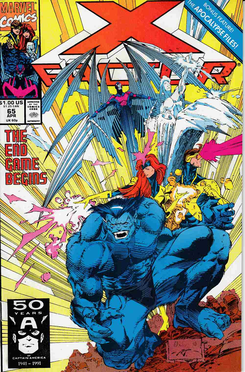 X-Factor #65 Very Fine (8.0) [Marvel Comic] THUMBNAIL