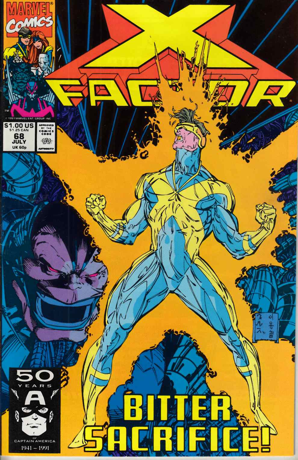 X-Factor #68 Very Fine (8.0) [Marvel Comic] THUMBNAIL
