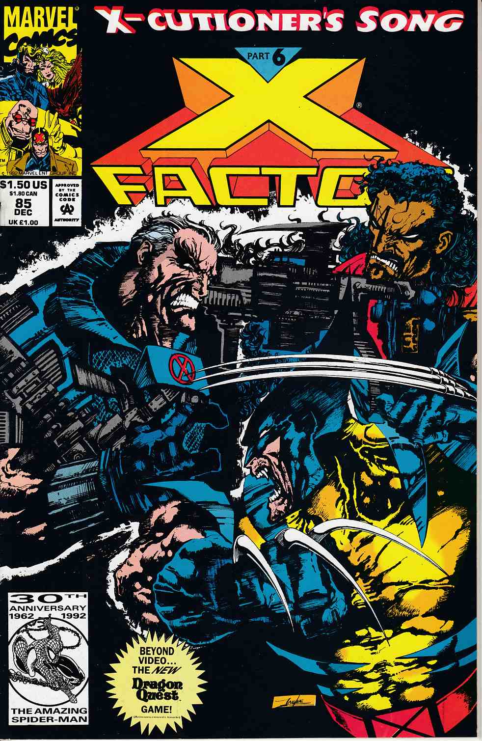 X-Factor #85 Very Fine (8.0) [Marvel Comic] LARGE