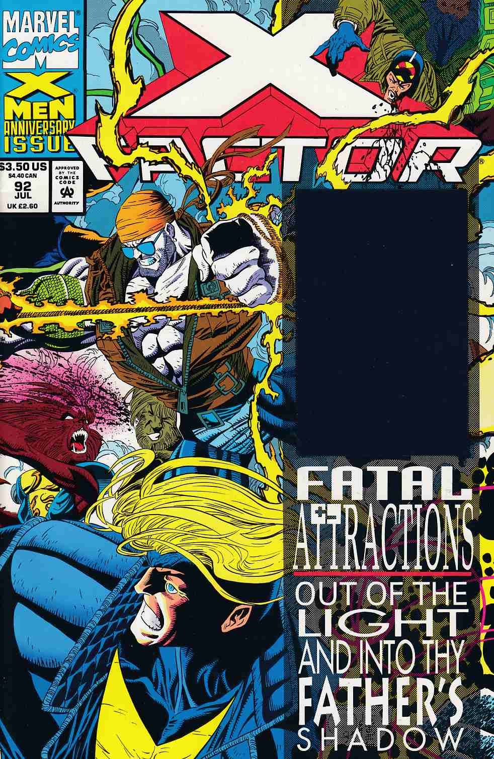 X-Factor #92 Very Fine (8.0) [Marvel Comic] LARGE