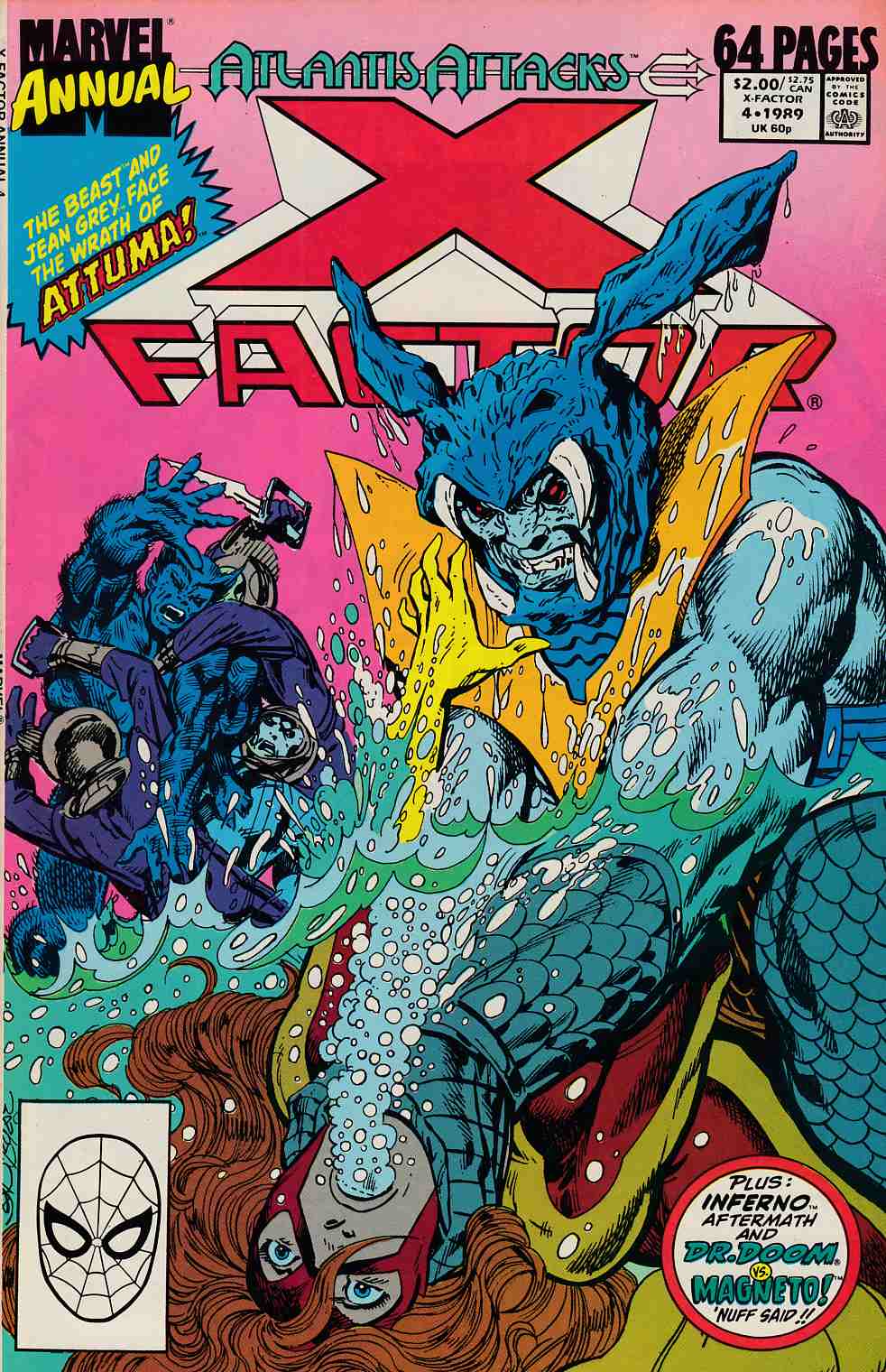 X-Factor Annual #4 Near Mint (9.4) [Marvel Comic] LARGE