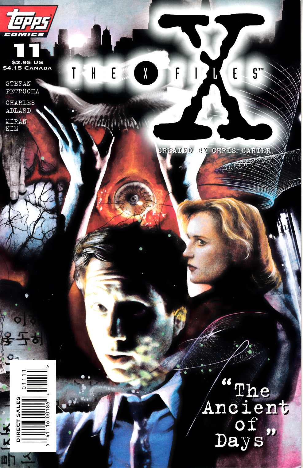 X-Files #11 Fine (6.0) [Topps Comic] LARGE