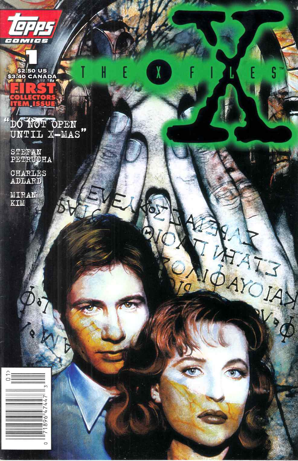 X-Files #1 Newsstand Edition Very Fine (8.0) [Topps Comic] LARGE