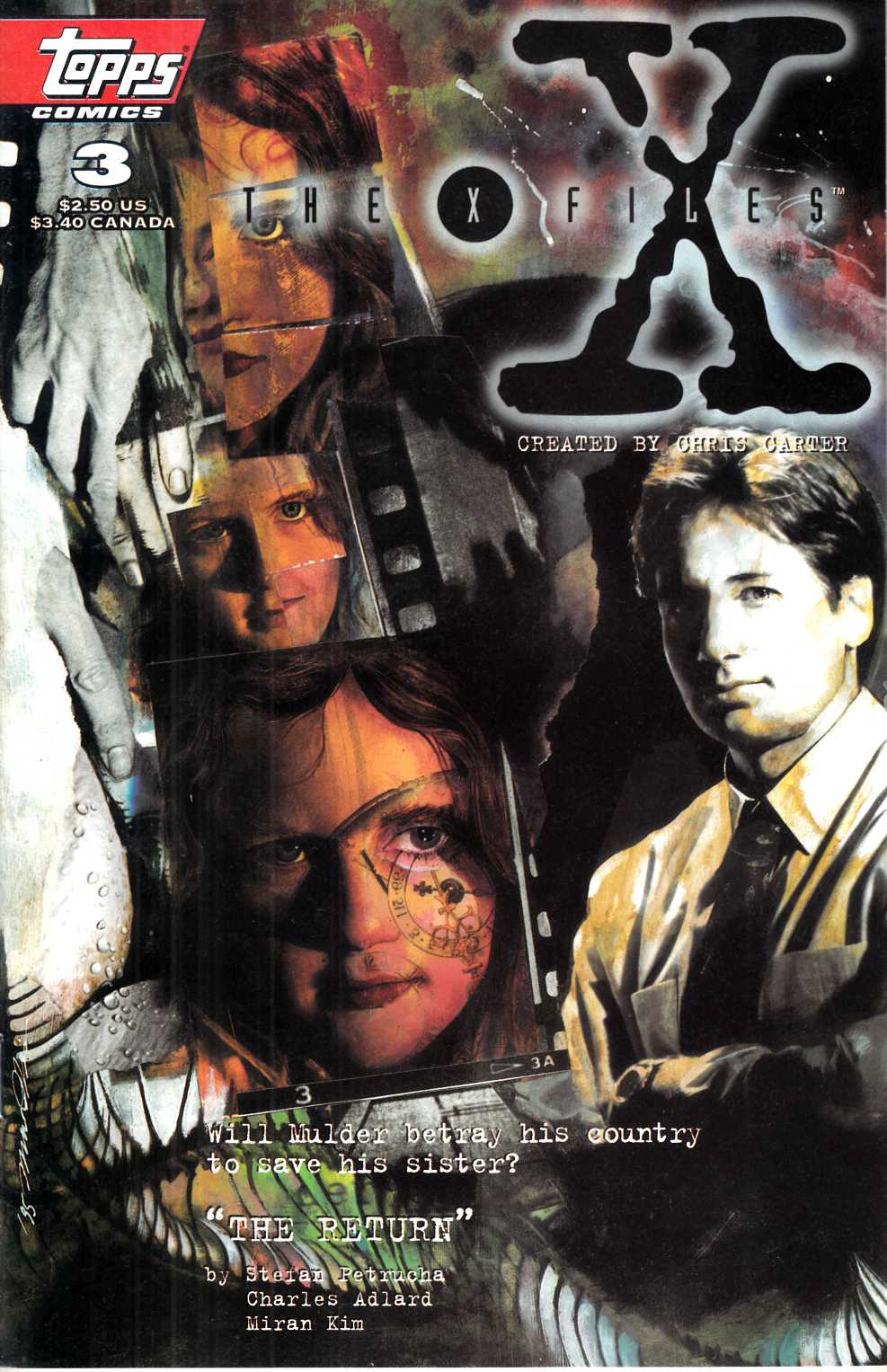 X-Files #3 Very Fine (8.0) [Topps Comic] LARGE