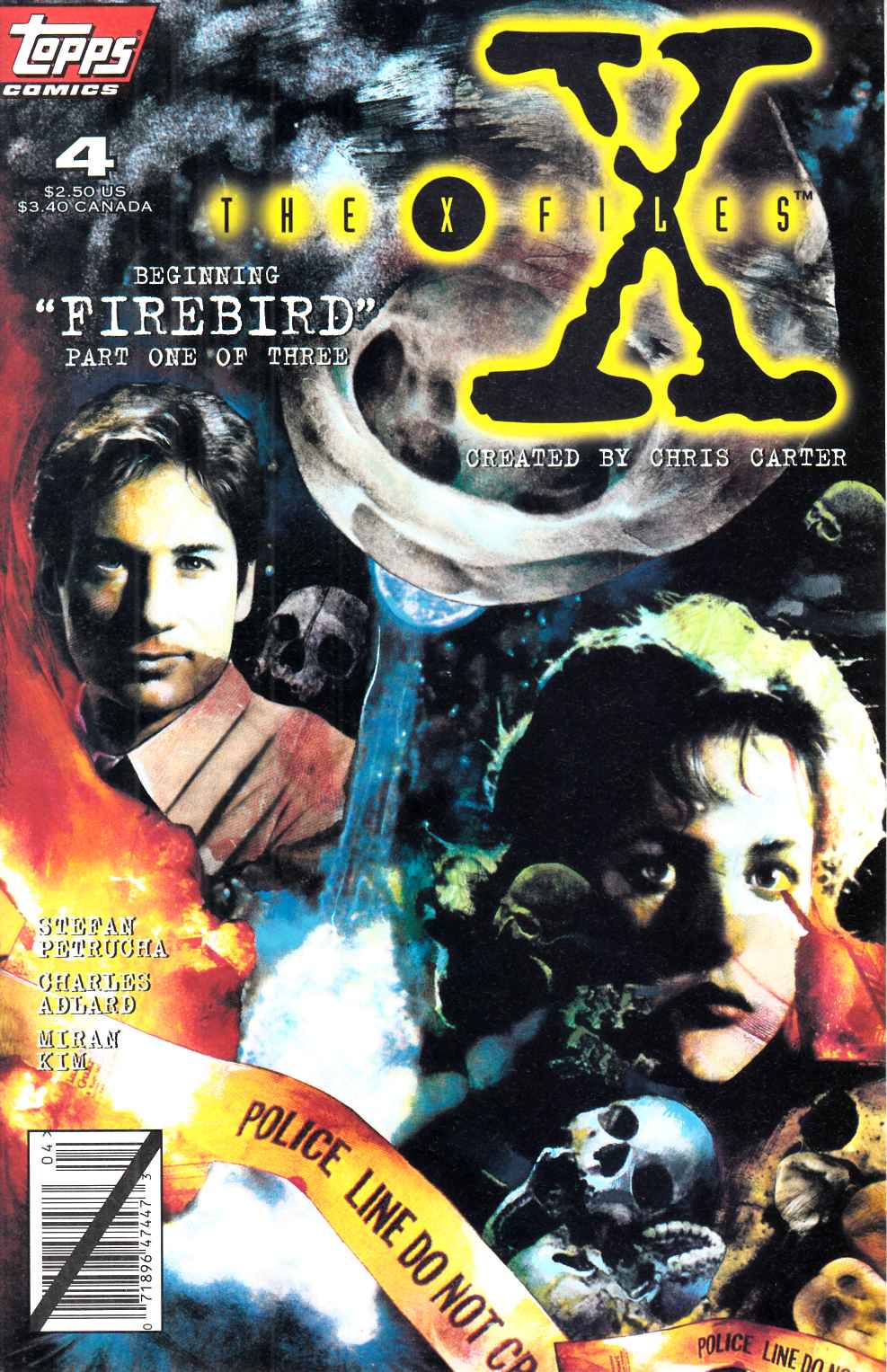 X-Files #4 Very Fine (8.0) [Topps Comic] LARGE