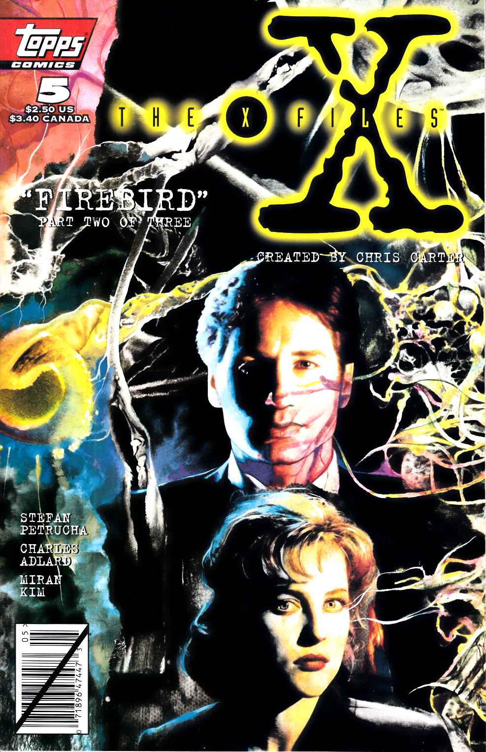 X-Files #5 Very Fine (8.0) [Topps Comic] LARGE