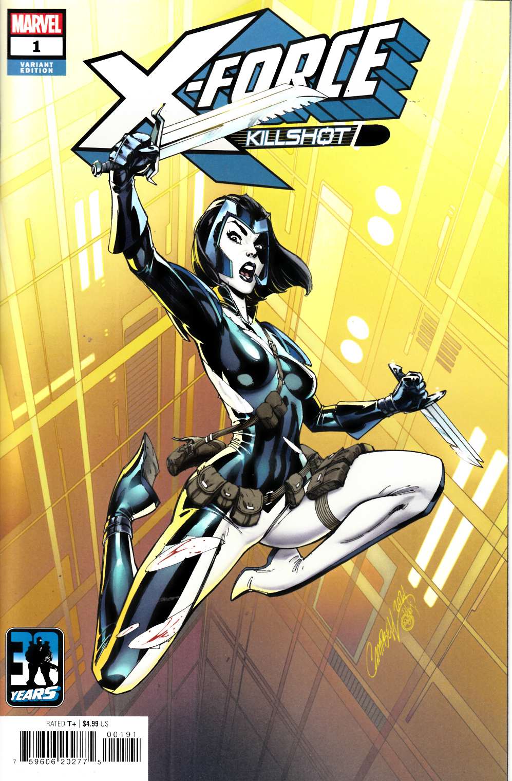 X-Force Killshot Anniversary Special #1 J Scott Campbell Variant Near Mint (9.4) [Marvel Comic]