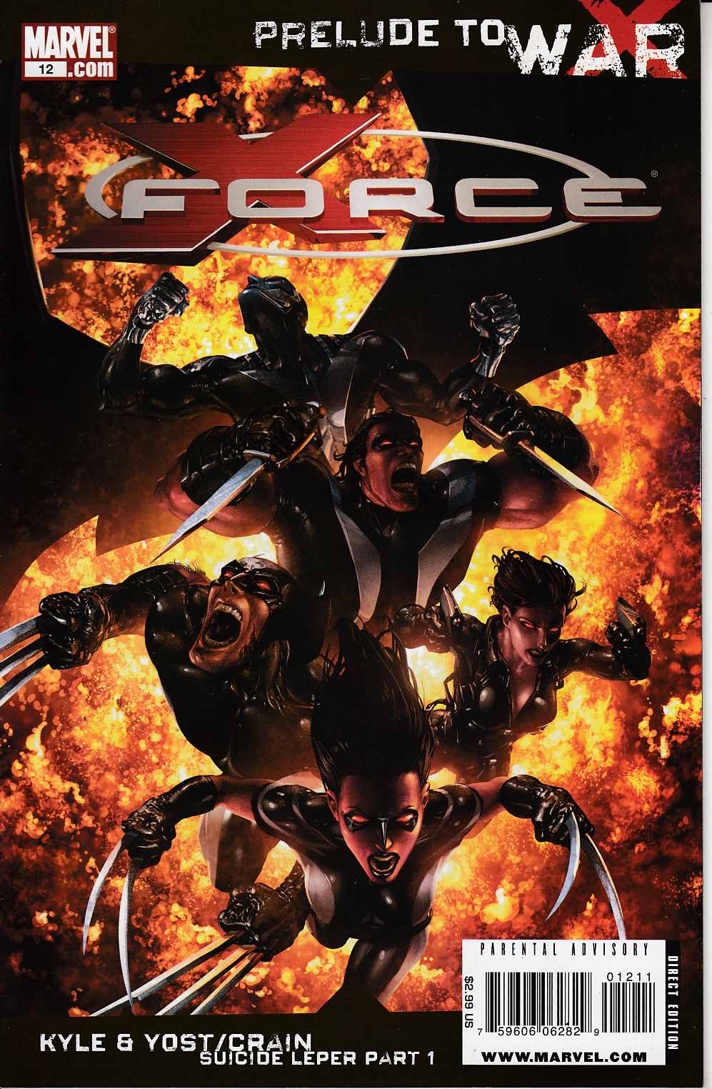 X-Force #12 Very Fine Minus (7.5) [Marvel Comic]