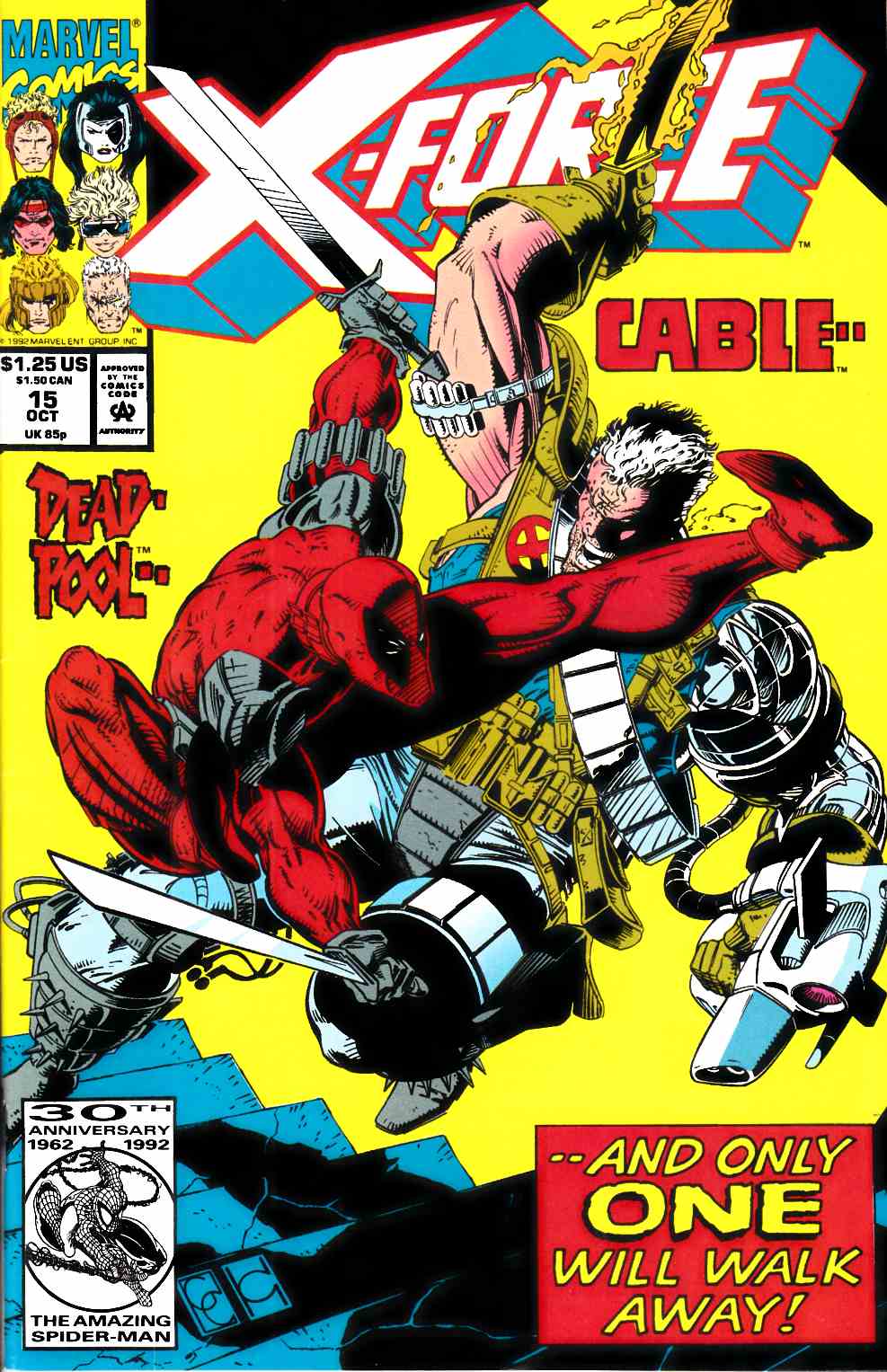 X-Force #15 Very Fine (8.0) [Marvel Comic] THUMBNAIL