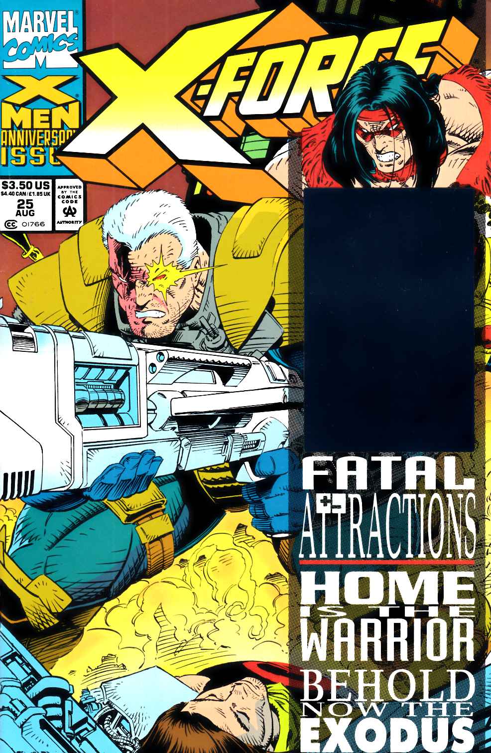 X-Force #25 Newsstand Edition Very Fine (8.0) [Marvel Comic]