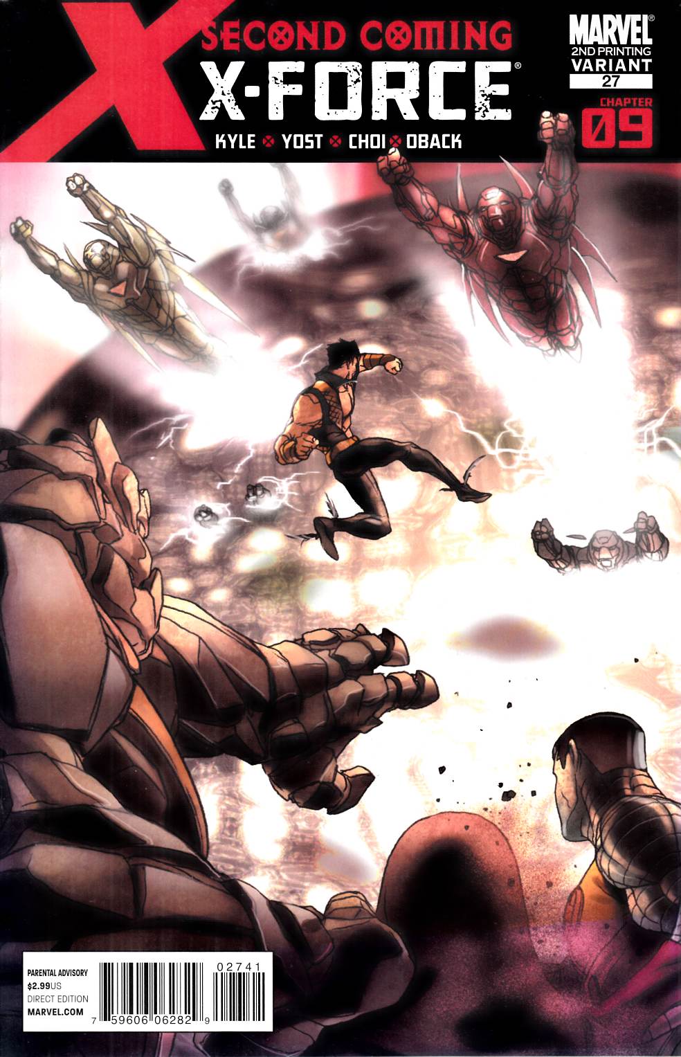 X-Force #27 Second Printing Very Fine (8.0) [Marvel Comic] THUMBNAIL