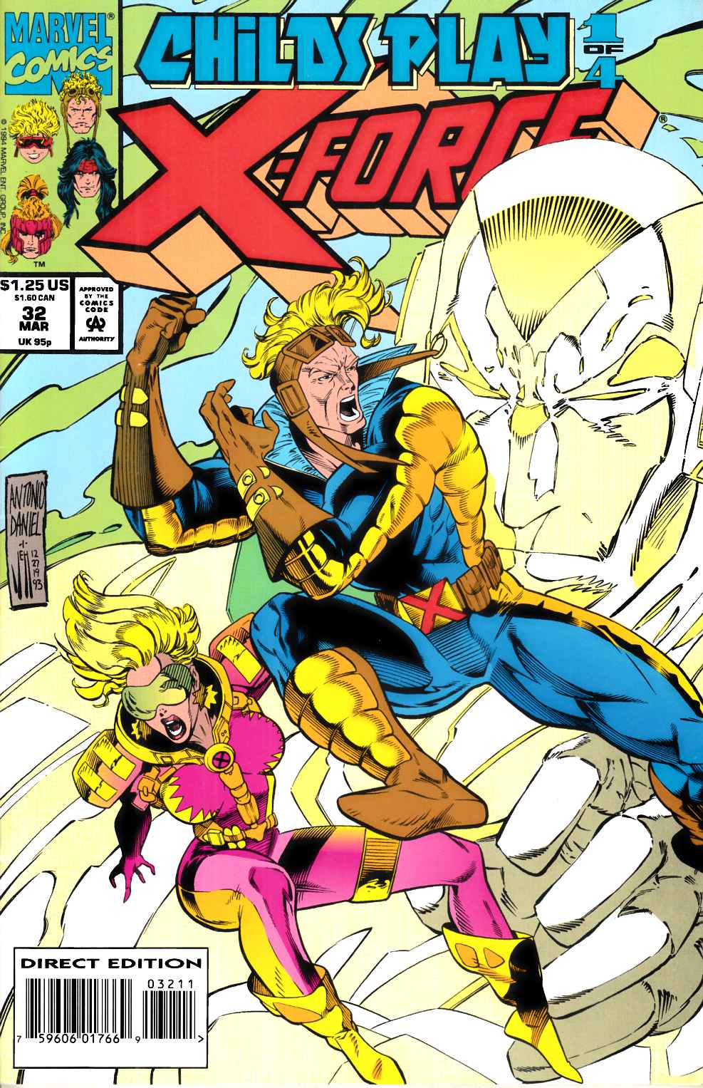 X-Force #32 Near Mint (9.4) [Marvel Comic] THUMBNAIL