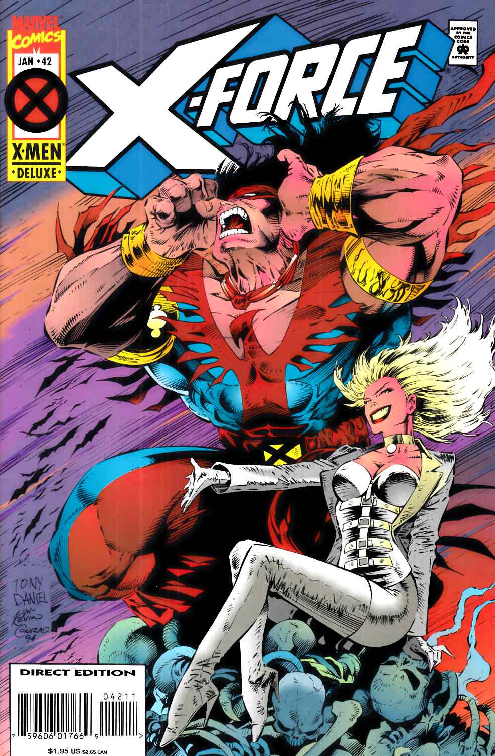 X-Force #42 Fine (6.0) [Marvel Comic]