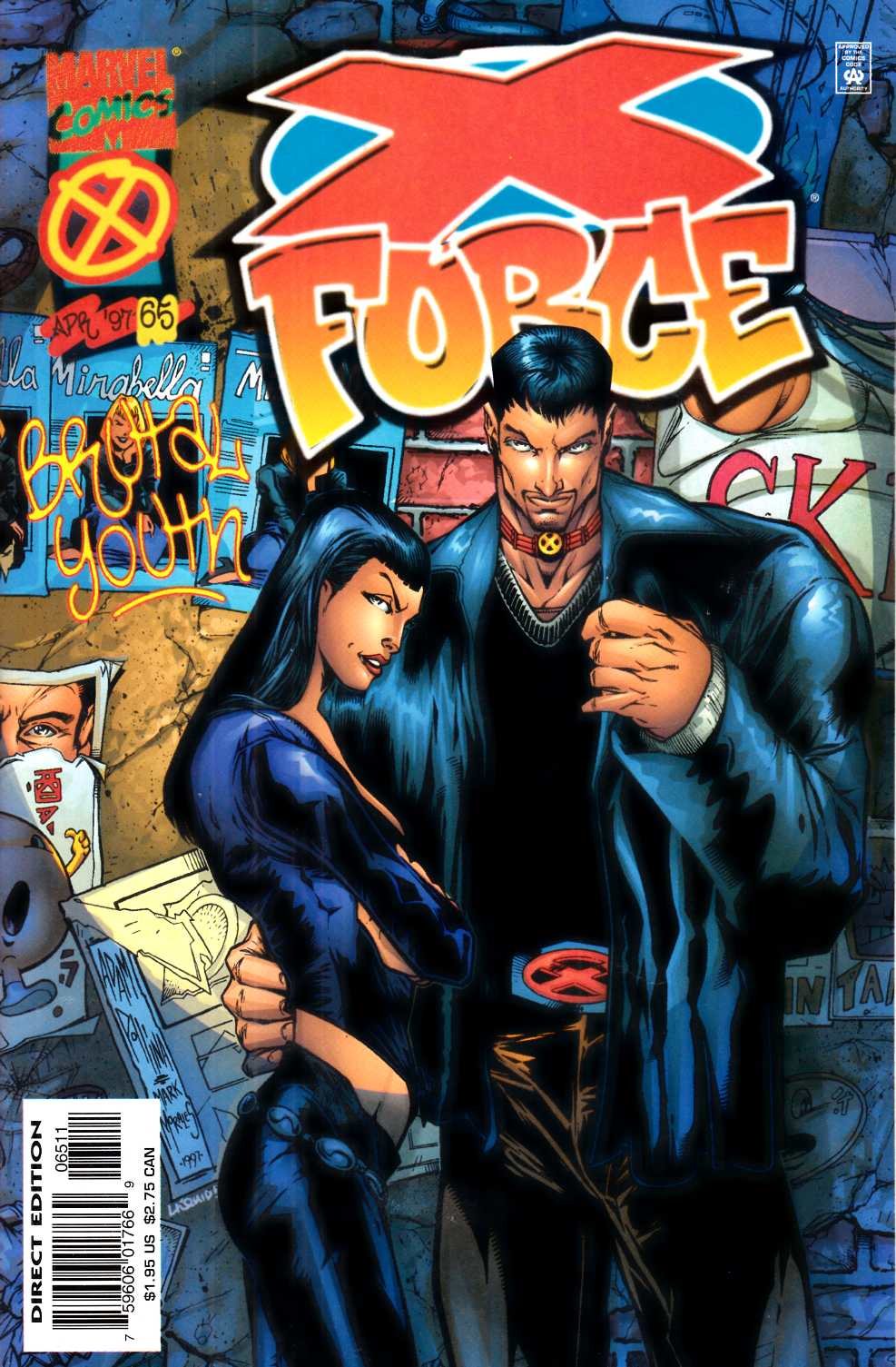 X-Force #65 Near Mint (9.4) [Marvel Comic] LARGE