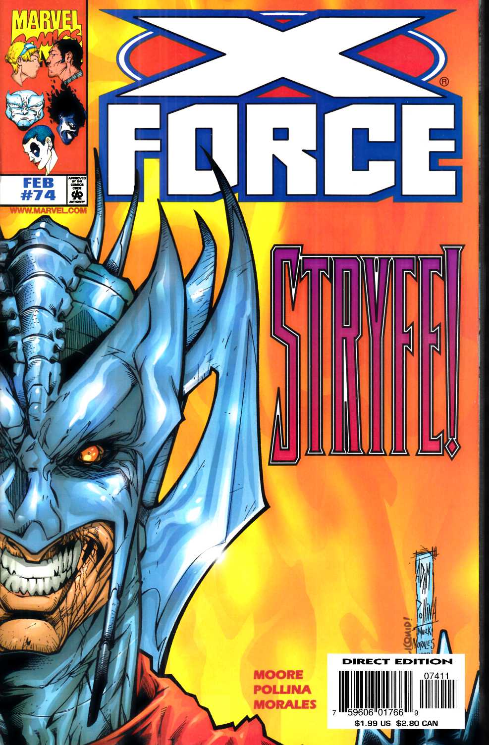 X-Force #74 Near Mint (9.4) [Marvel Comic]