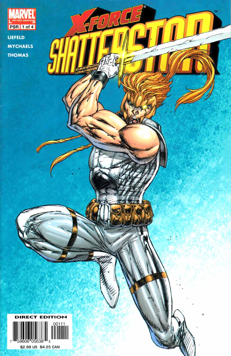 X-Force Shatterstar #1 Very Fine (8.0) [Marvel Comic]