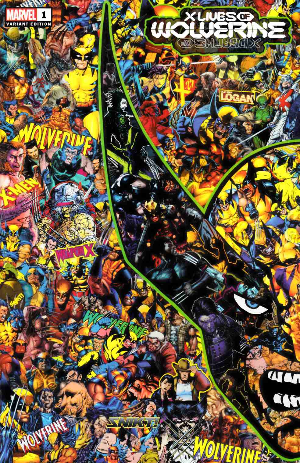 X Lives of Wolverine #1 Garcin Variant Cover Near Mint (9.4) [Marvel Comic] THUMBNAIL