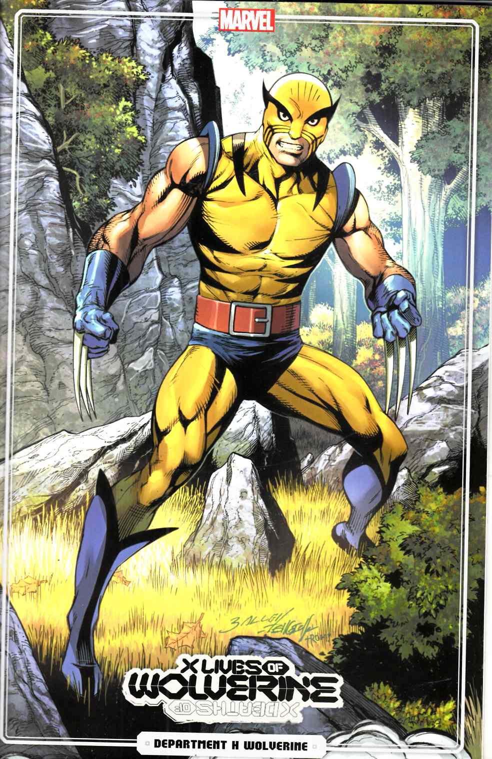 X Lives of Wolverine #1 Bagley Variant Cover Near Mint (9.4) [Marvel Comic] THUMBNAIL