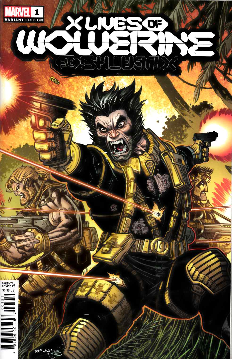 X Lives of Wolverine #1 McGuinness Variant Cover Near Mint (9.4) [Marvel Comic] LARGE