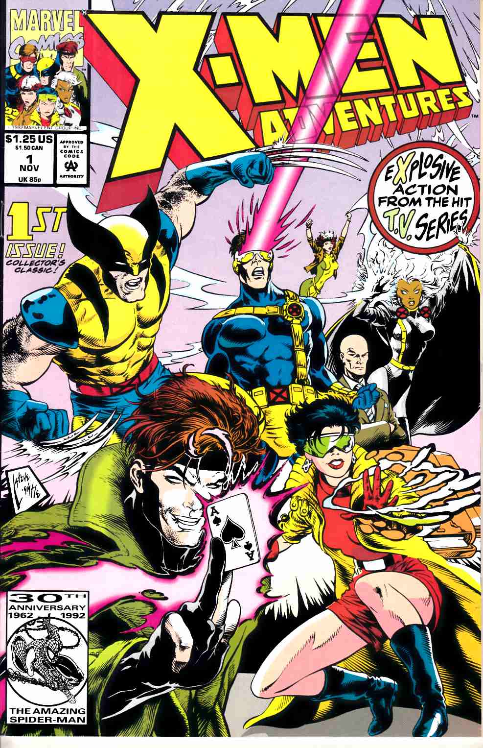 X-Men Adventures #1 Very Fine (8.0) [Marvel Comic] THUMBNAIL