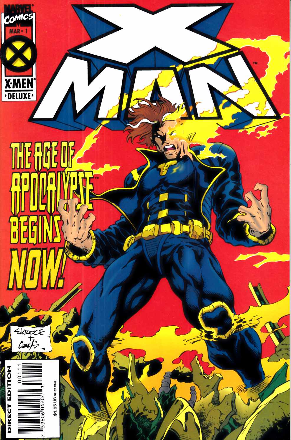 X-Man #1 Very Fine (8.0) [Marvel Comic] THUMBNAIL