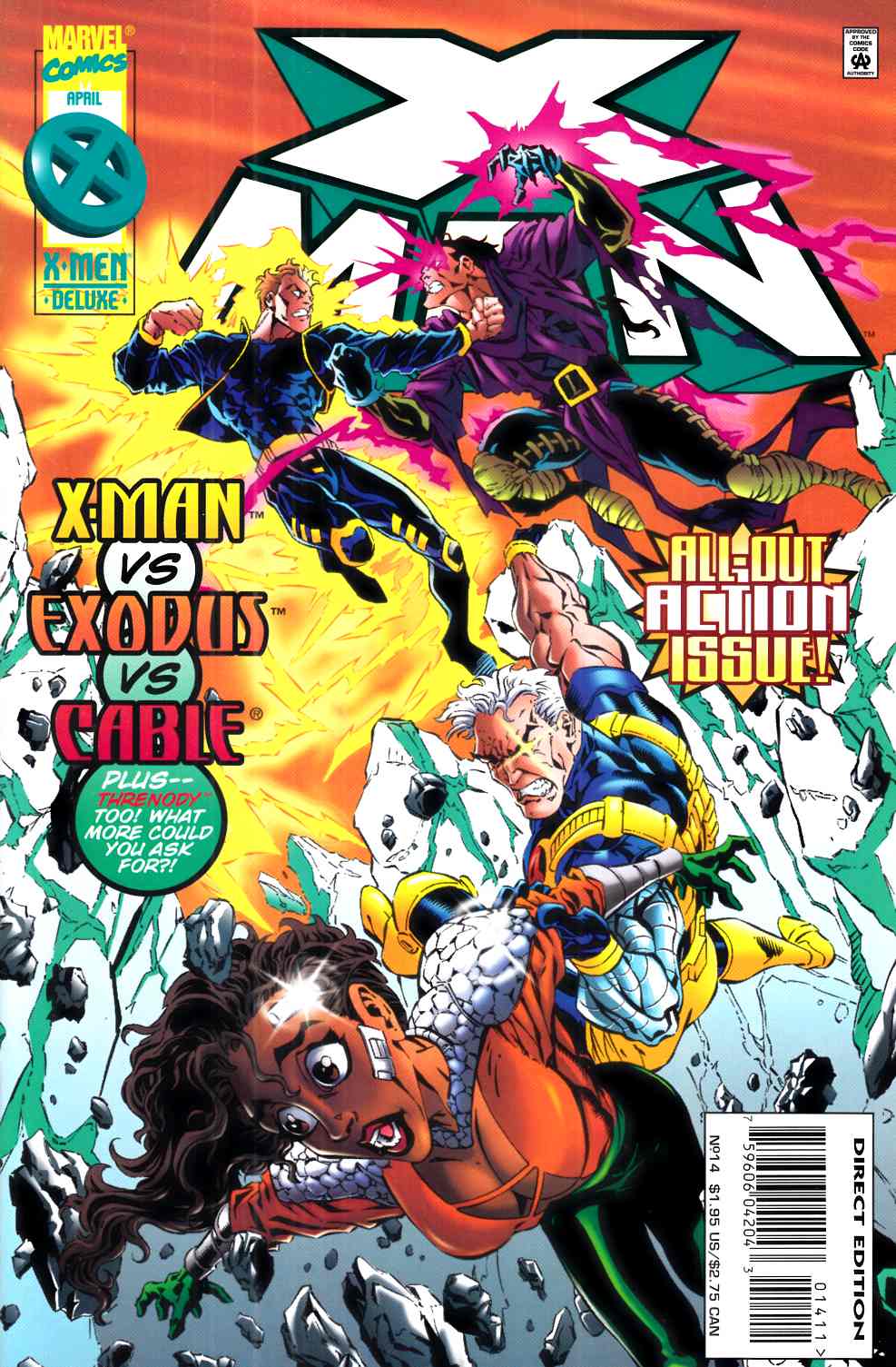 X-Man #14 Near Mint (9.4) [Marvel Comic] THUMBNAIL