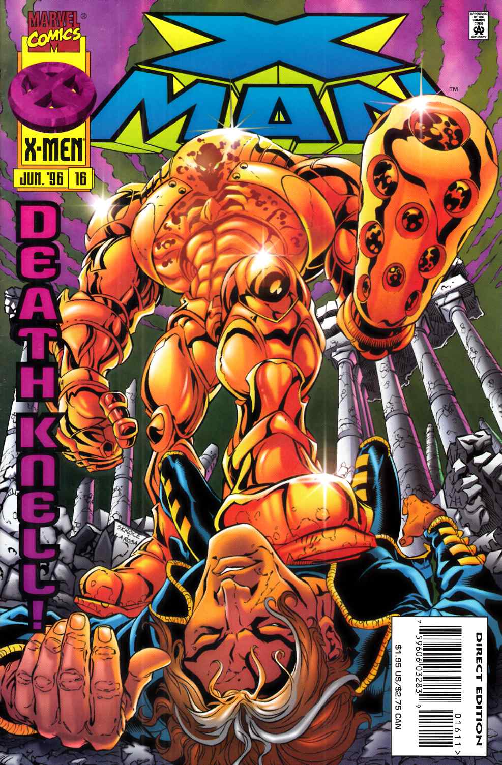 X-Man #16 Very Fine (8.0) [Marvel Comic] THUMBNAIL
