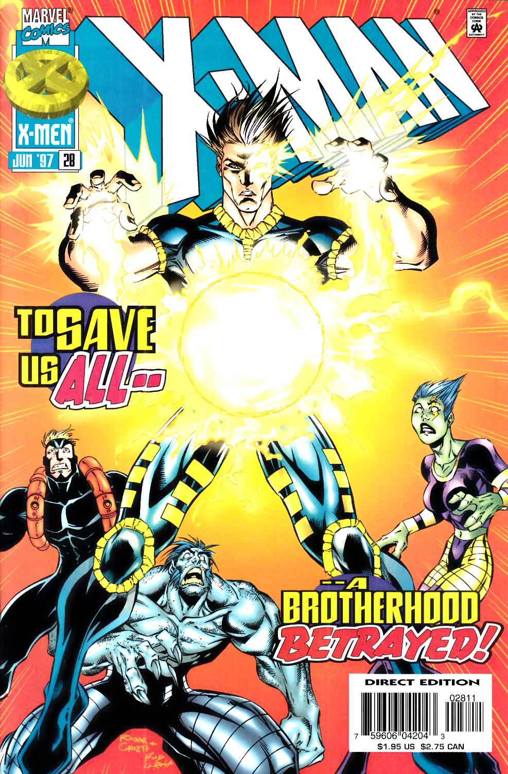 X-Man #28 Very Fine (8.0) [Marvel Comic] LARGE