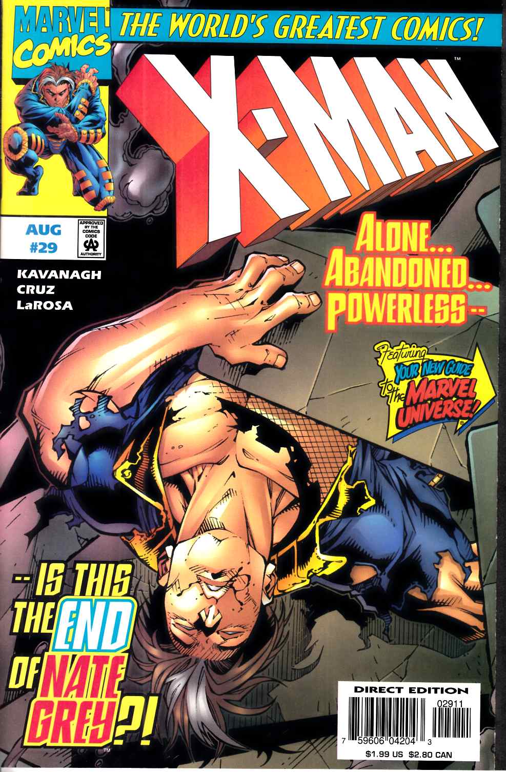 X-Man #29 Near Mint (9.4) [Marvel Comic] LARGE