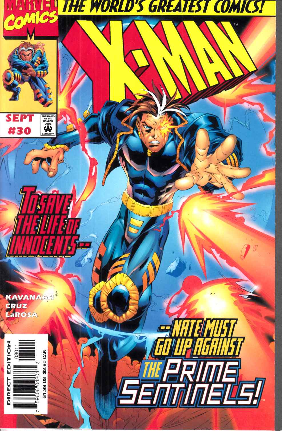 X-Man #30 Very Fine (8.0) [Marvel Comic] LARGE